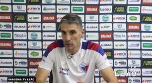 FORTALEZA: Vojvoda reconhece 'sofrimento' na vitória sobre o CRB mas garante: "O jogo sempre esteve sob controle"