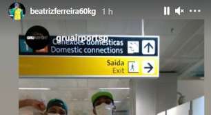 Bia Ferreira, Hebert Conceição e Abner desembarcam no Brasil