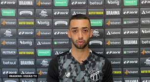 CEARÁ: Gabriel Lacerda nega clima de pressão ou tranquilidade no elenco antes do confronto contra o Corinthians: "Nosso foco são os três pontos"