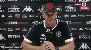 VASCO: Lisca comemora retorno do Castan, destaca importância dos mais experientes e vê mais jovens 'amadurecendo na marra': "É estado de emergência"