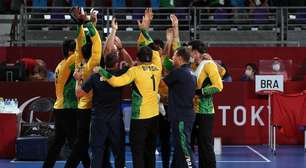 Brasil goleia Lituânia e disputará o ouro no goalball masculino; seleção feminina perde e buscará o bronze
