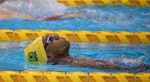 Gabriel Araújo brilha nos 50m costas e conquista mais uma medalha de ouro nos Jogos Paralímpicos