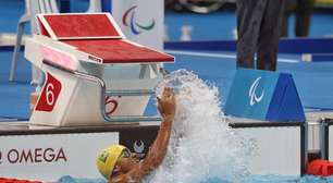 Wendell Belarmino leva o bronze paralímpico nos 100m borboleta, e natação deixa Tóquio com recorde