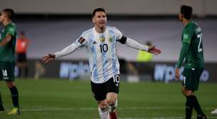 Com hat-trick de Messi, Argentina atropela a Bolívia em casa