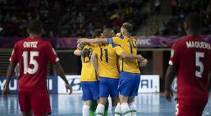 Brasil vence e está nas quartas da Copa do Mundo de Futsal