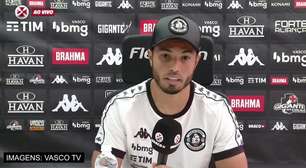 VASCO: "A gente quer fazer história", afirma Morato ao falar da necessidade de vencer 10 das últimas 13 partidas para voltar a elite do futebol