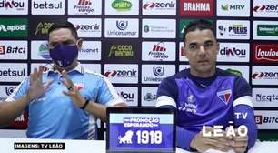 FORTALEZA: "O clube é mais importante do que eu ser titular", defende Felipe Alves sobre o seu retorno a titularidade após período no banco de reservas