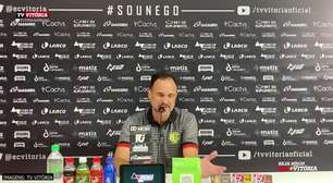 VITÓRIA: Wagner Lopes desabafa sobre expulsão de Samuel: "É duro, porque você está dando oportunidade, e os jogadores não estão aproveitando"