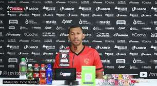 VITÓRIA: Fabinho, novo atacante do clube, é apresentado e garante estar pronto para o desafio: "Posso criar jogadas determinantes para um bom desempenho da equipe"