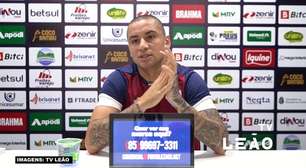 FORTALEZA: Wellington Paulista vê oscilação como normal e torce para fim de sequência negativa no jogo contra o Grêmio: "Estamos sofrendo um pouco"