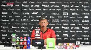 VITÓRIA: Eduardo espera 'virar a chave' do Brasileiro de olho na partida pela Pré-Copa do Nordeste: "Será importante vencer esse jogo e conseguir a classificação"