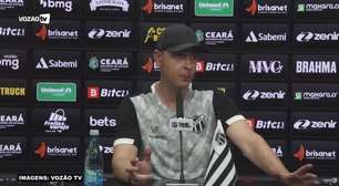 CEARÁ: Tiago Nunes justifica escolha por Mendoza no time titular: "Dá profundidade"
