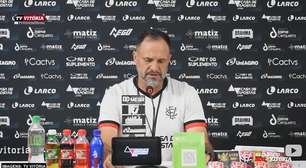 VITÓRIA: Wagner Lopes projeta jogo importante contra o Vasco e comenta sobre números: "Depende dos outros resultados, a matemática vai se prorrogando"