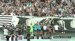 BOTAFOGO: Subiu! Jogadores comemoram com a Torcida após vitória e acesso para a Série A