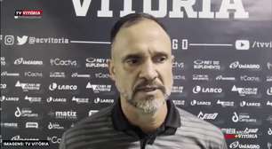 VITÓRIA: Wagner Lopes mantém confiança em escapar do rebaixamento: "Enquanto tivermos 1%, vamos lutas, trabalhar"