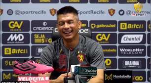 SPORT: Florentín brinca ao tentar se esquivar de pergunta sobre renovação, mas garante satisfação no clube: "Minha família se sente bem, temos o apoio da torcida, dos dirigentes e isso é muito importante"