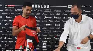 VITÓRIA: Alan Santos retorna ao clube e comenta expectativa para temporada: "Estou muito feliz e entusiasmos por esse desafio de colocar o Vitória onde merece"