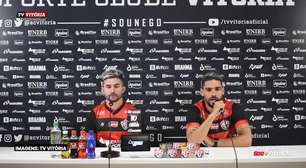 VITÓRIA: Alisson Cassiano é apresentado junto a outro reforço e comenta: "Uma honra em vestir essa camisa"