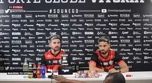 VITÓRIA: Guilherme Queiroz é apresentado como novo reforço e declara: "Tô muito feliz, realizando um sonho"