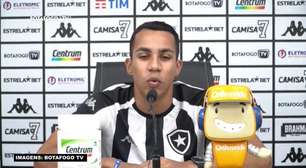 BOTAFOGO: "Uma grande honra estar nesse clube", destaca Breno ao falar das suas primeiras impressões ao vestir a camisa alvinegra