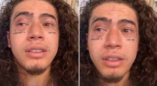 Whindersson mostra olhos feridos após luta com Popó e brinca