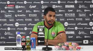 VITÓRIA: Lucas Arcanjo escolhe defesa mais difícil e destaca trabalho do preparador de goleiros