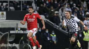 Com gol de brasileiro, Boavista arranca empate com o Benfica pelo Campeonato Português