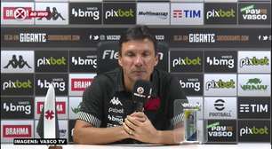 VASCO: Zé Ricardo reconhece partida abaixo do esperado no primeiro tempo, destaca melhora na segunda etapa: "Fomos competentes naquilo que a gente se programou"