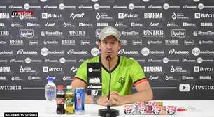 VITÓRIA: Dado Cavalcanti revela que Alan Santos substituirá Eduardo contra o Doce Mel e cobra: "precisamos jogar mais do que o último jogo"