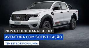 Nova Ford Ranger FX4: aventura com sofisticação