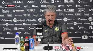 VITÓRIA: Geninho garante que haverão mudanças no estilo de jogo, mas preza por sigilo: "Se der informações, posso ajudar o adversário"