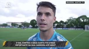 SANTOS: Zanocelo fala sobre o golaço contra o Água Santa e destaca período de duas semanas para treinar: "Vamos aproveitar para melhorar o que vínhamos pecando"