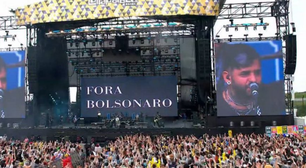 Fresno exibe telão com "Fora Bolsonaro" no Lollapalooza