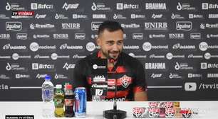 VITÓRIA: Guilherme Lazaroni é apresentado e brinca ao responder sobre comparação: "Sempre me perguntam isso, mas não tenho parentesco com o Sebastião Lazaroni"