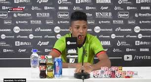 VITÓRIA: Alisson Santos comenta preparação para estreia e exalta influência dos veteranos do elenco: "Eles passam a experiência deles para nós"