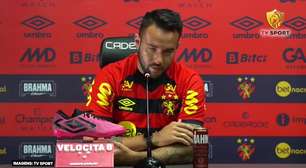 SPORT: Giovanni é apresentado com a camisa 77 e projeta estreia: "Já estou bem, agora o tempo quem decide é o Gilmar"