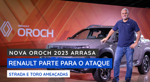 Nova Renault Oroch 2023 arrasa com 170 cavalos