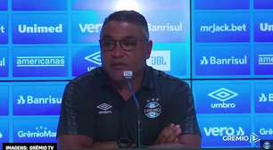 GRÊMIO: Roger Machado reforça solidez do time dentro campo após derrota: "empurramos a Chape pro seu campo no primeiro tempo"