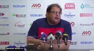BAHIA: Guto Ferreira critica anti-jogo do Azuriz em empate sem gols e critica arbitragem: "Um árbitro mais rígido, teria distribuído os cartões amarelo mais cedo"
