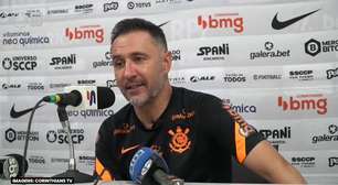 CORINTHIANS: Vítor Pereira evita falar sobre desempenho de Ivan, mas analisa gol sofrido: "Uma sequência de erros de posicionamento"