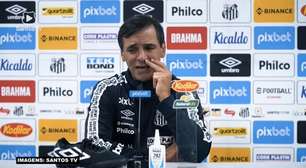 SANTOS: Fabián Bustos define primeiro tempo da equipe como 'desastroso' e critica arbitragem por não marcar pênalti logo após gol do Coritiba: "Mais claro que qualquer jogada"