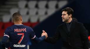 Pochettino deseja contar com Mbappé no PSG: 'Levaria até para as minhas férias'