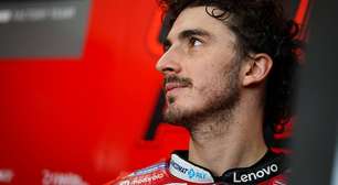 Ducati diz que Bagnaia sofreu "forte contusão" após queda, mas ameniza: "Nada sério"