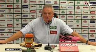 FLUMINENSE: Abel Braga defende esquema com três zagueiros, nega que esquema seja motivo da queda de rendimento, mas reconhece: "Está faltando alguma coisa"