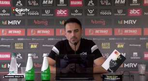 ATLÉTICO-MG: Rodrigo Caetano reafirma confiança no trabalho de Turco e garante: "O externo não mudará nossas convicções"
