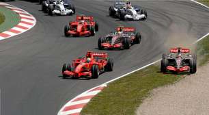 Espanha 2007: Massa joga Alonso para fora e vence a corrida