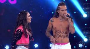 Vitão dá show na 'Dança dos Famosos' e defende território indígena