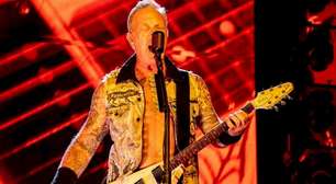 A emoção do vocalista do Metallica em show no Brasil