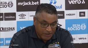 GRÊMIO: Roger analisa empate, cita jogo duro e físico, mas reconhece: "partida ruim, resultado bom"