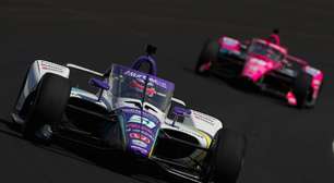 Sato acerta volta no final e lidera segundo treino para a Indy 500